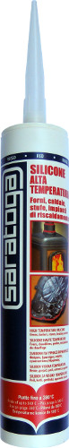 Σιλικόνη κόκκινη χωρίς διαλύτες που αντέχει θερμοκρασίες από -60° έως 260°C σε φυσίγγιο 280 ml